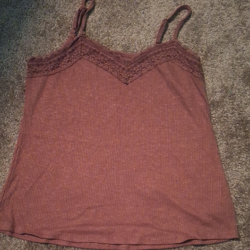 Maurices Pink Embellished Camisole Top